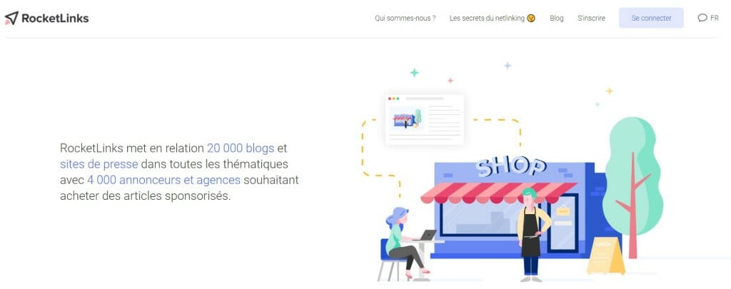 rocketlinks plateforme netlinking