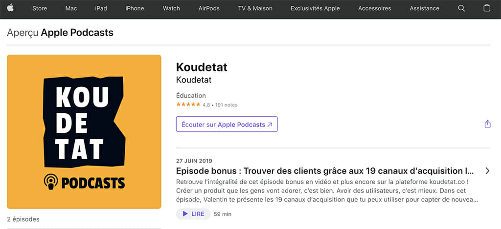podcast marketing koudetat
