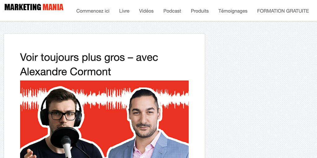 podcast marketing mania