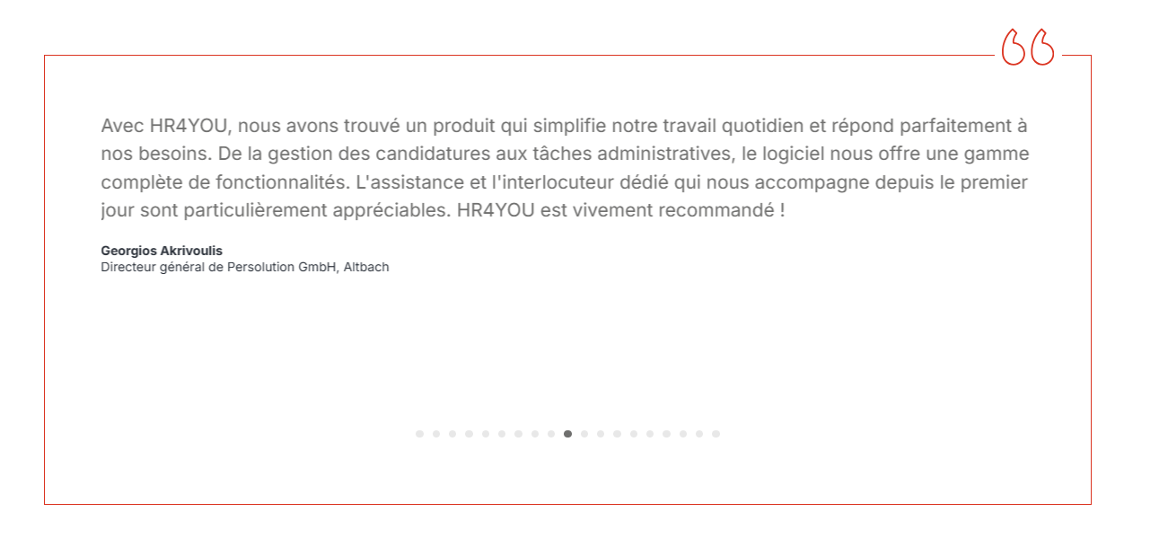 Avis utilisateurs sur HR4YOU