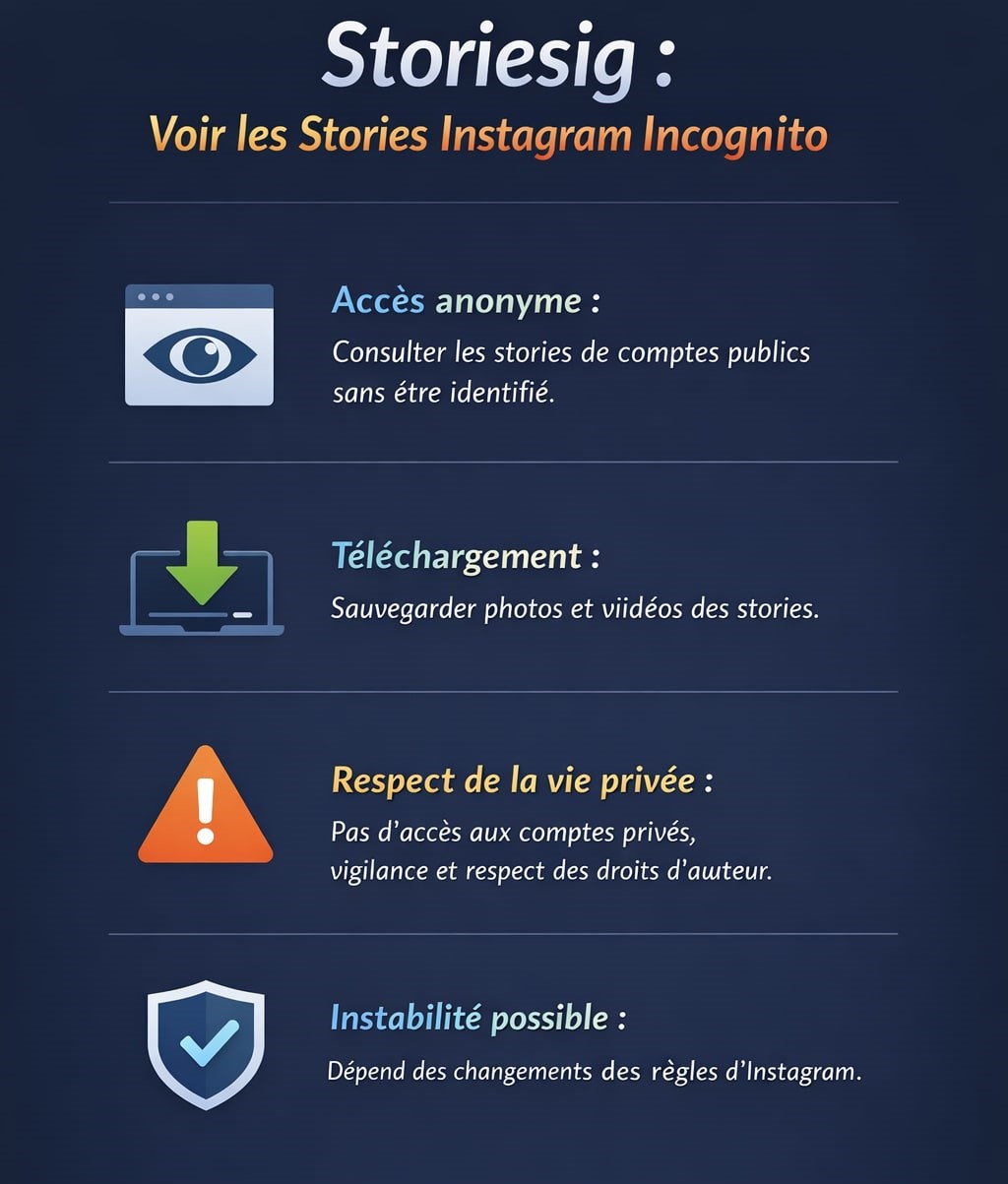 Comment fonctionne Storiesig étape par étape