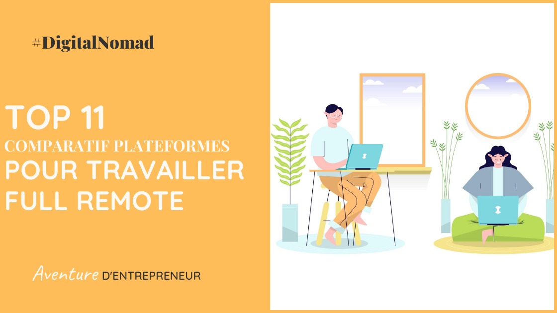 plateformes travailler full remote