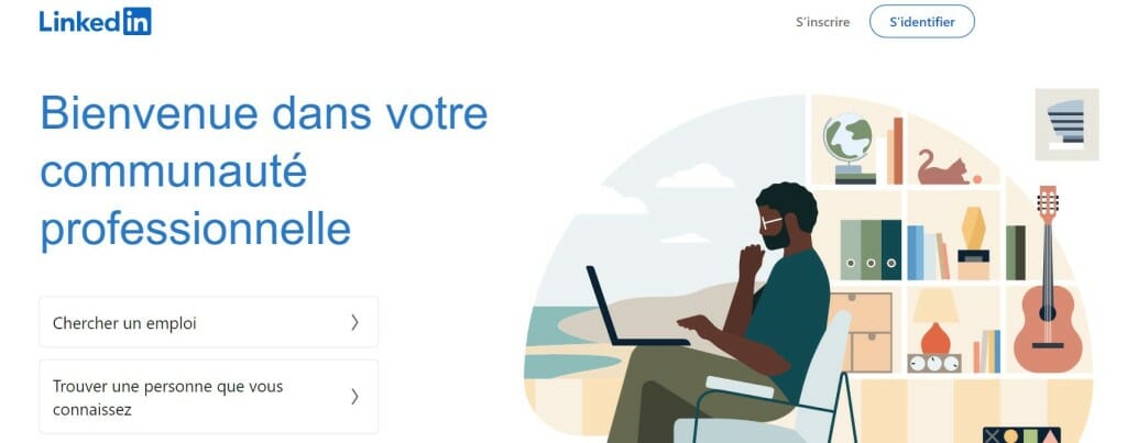 linkedin page accueil
