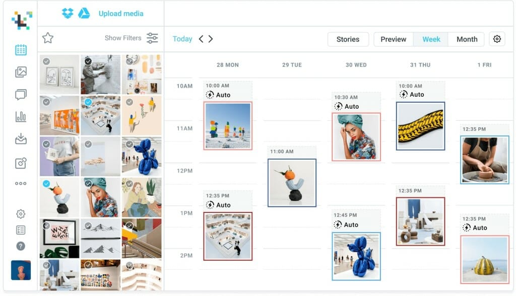 later application pour organiser son feed Instagram