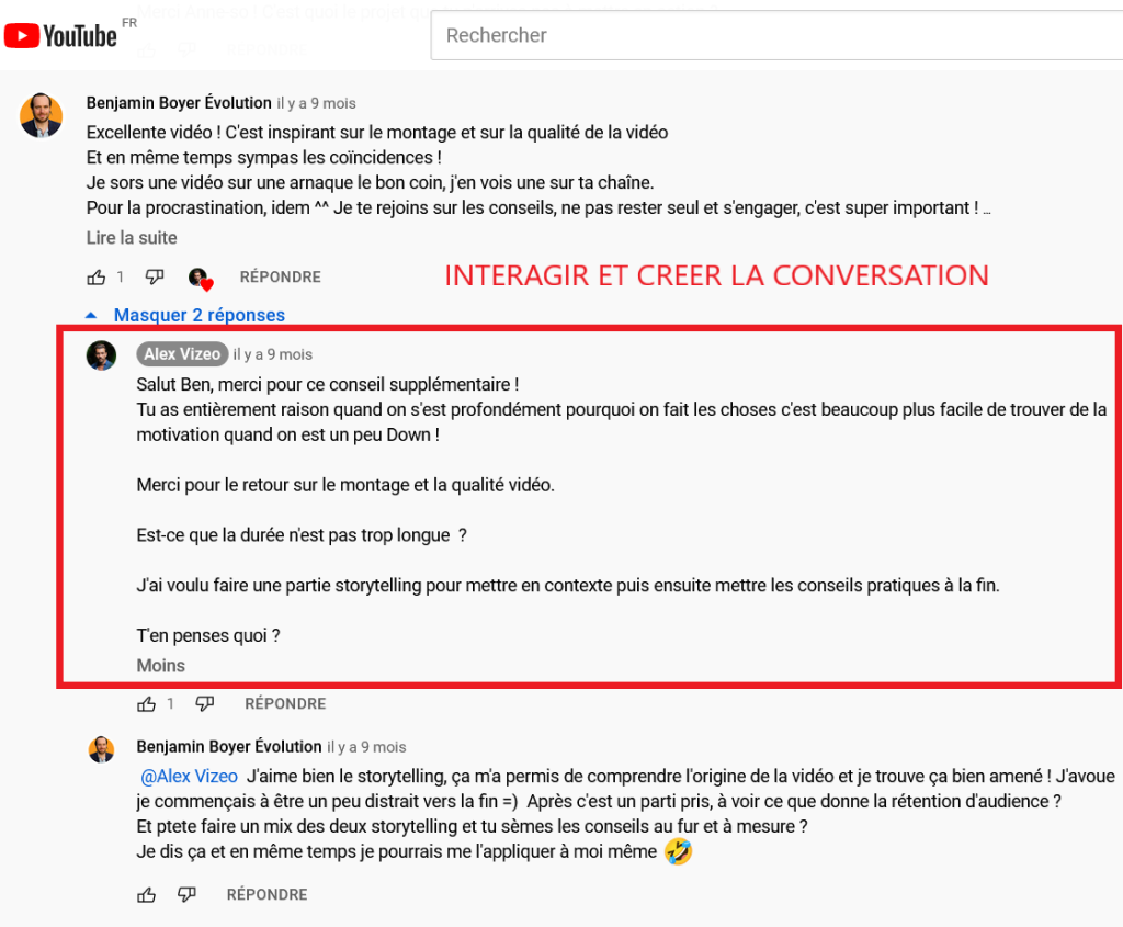 gagner abonnes youtube_interation commentaire reponse
