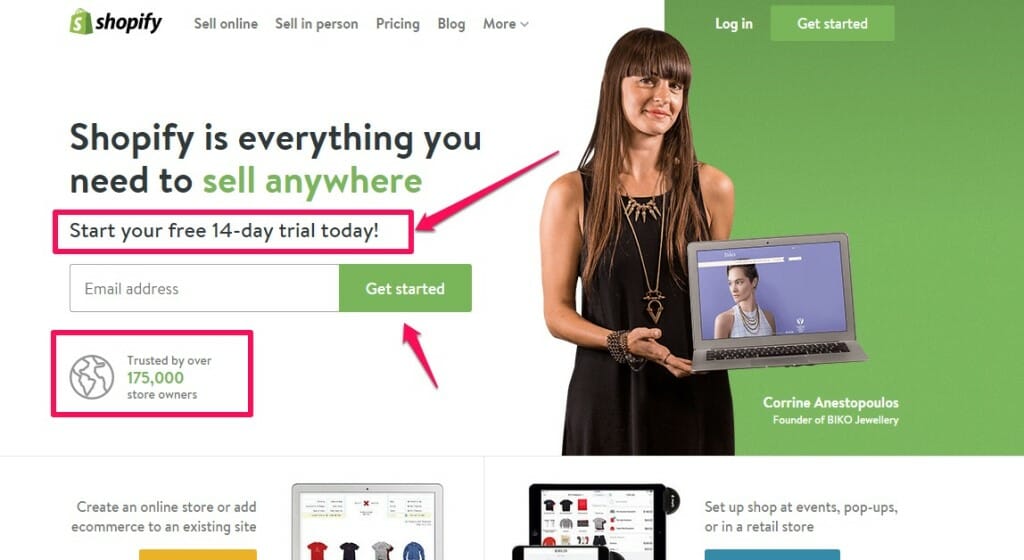 appel action shopify reassurance