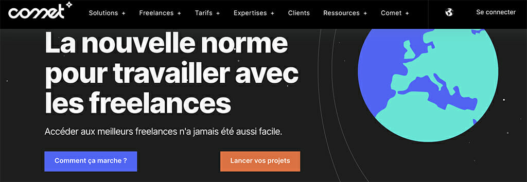 comet plate forme freelance