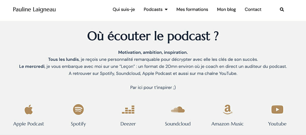 pauline laigneau le podcast entrepreneur