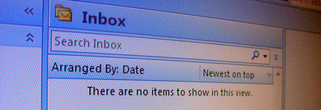 inbox zero 0 boite vide