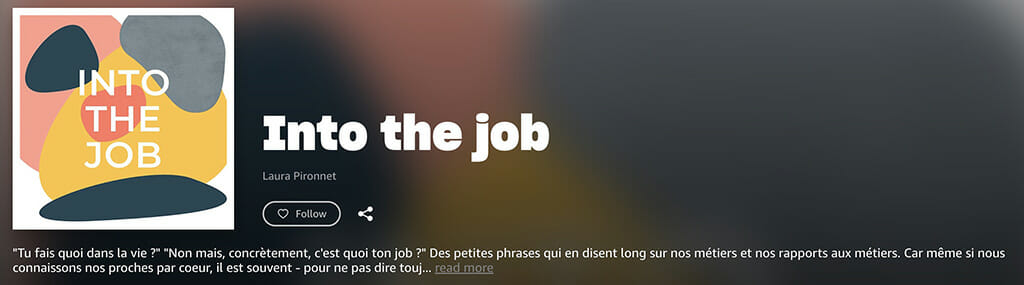 into the job podcast reconversion professionnelle