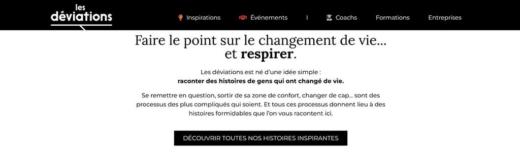 les deviations podcast reconversion professionnelle