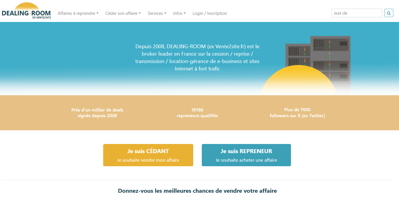 Dealing Room alternatives à Flippa