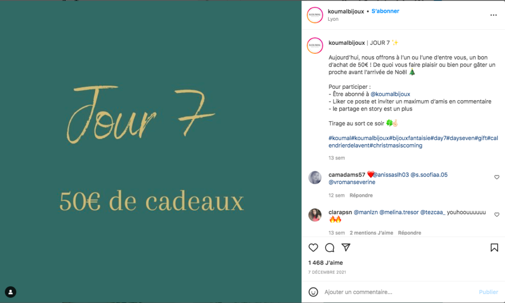 Calendrier de l’avent