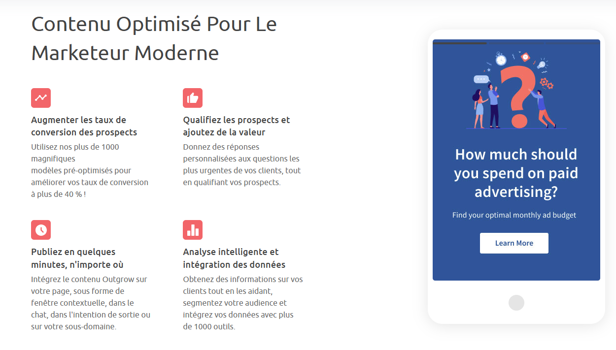 Outgrow : Pour qui est faite ce logiciel de quiz et de calculateurs interactifs