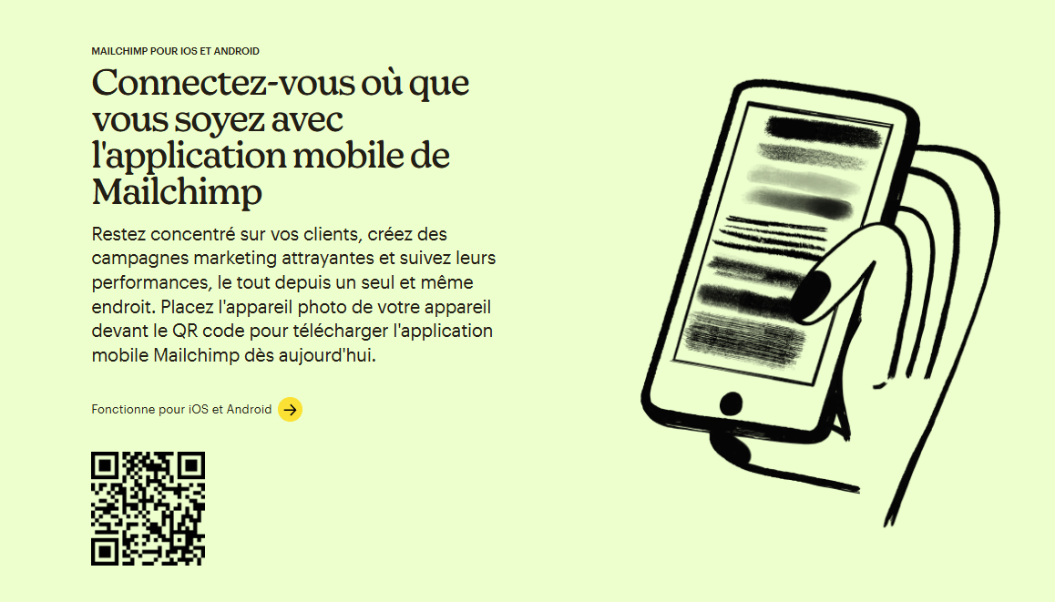 Application mobile et accessibilité : Mailchimp dans ta poche