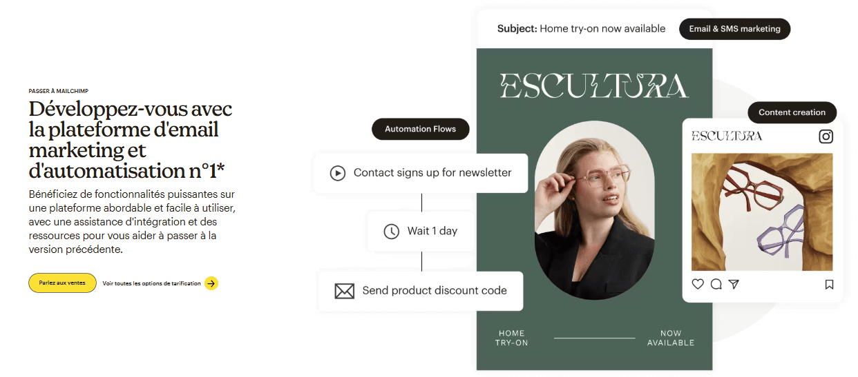 Alternatives à Mailchimp