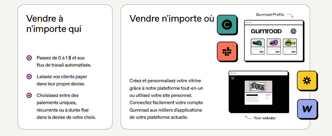 Comment vendre sur Gumroad