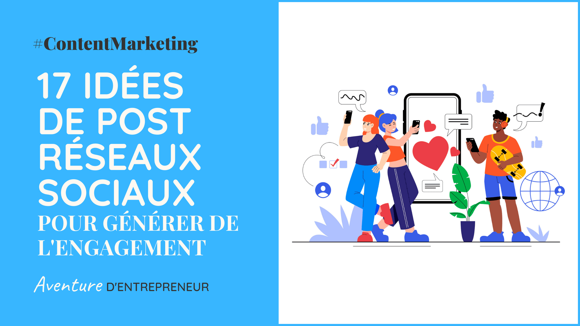 post réseaux sociaux