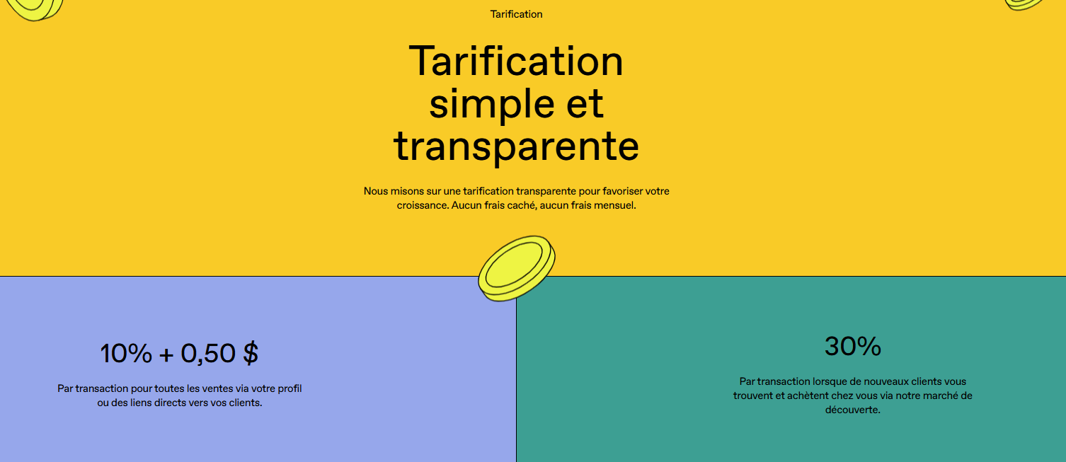 Tarification Gumroad
