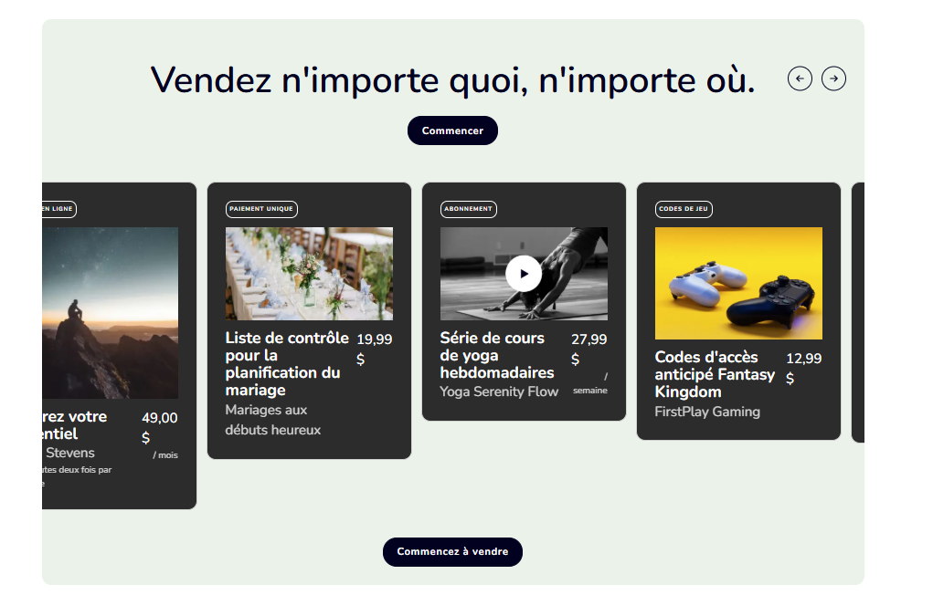 Gestion des abonnements et des paiements récurrents
