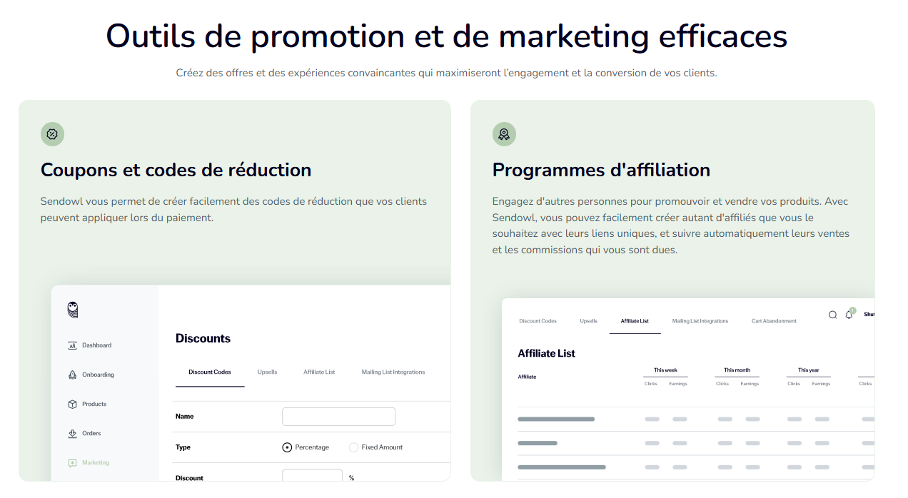 Programme d’affiliation intégré